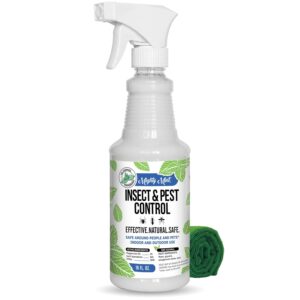 Mighty Mint Peppermint Oil Insect Repellent Spray – Indoor & Outdoor Bug Control for Spiders, Ants, Roaches, and More – Plant-Based, Extra-Strong Formula - 16 oz